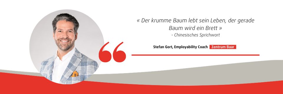 Unser Employability Coach heisst Sie willkommen in Baar